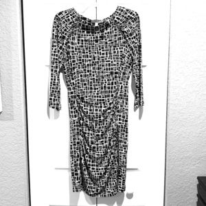 NWT Banana Republic Black/White Light Weight Dress